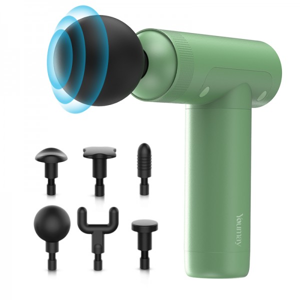 YOUMAY Electric Handle Vibration Percussion Muscle Relax Wireless Deep Tissue Massage Gun 