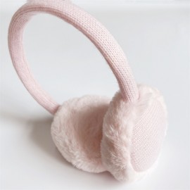 Plush 3.5mm Wired Kids Headphones ear headphone kids winter