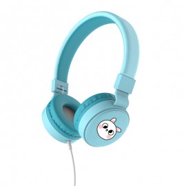 Stereo wired foldable OEM color branding over ear cute headphone for girls 85db limited children kids headphones