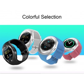 round shape ce rohs band watch smart Camera Smartwatch Wrist android 5g Sim smartwatch