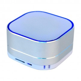 Christmas Gift Portable Colorful LED Aluminium Alloy Mini Wireless TWS Bluetooth Speaker